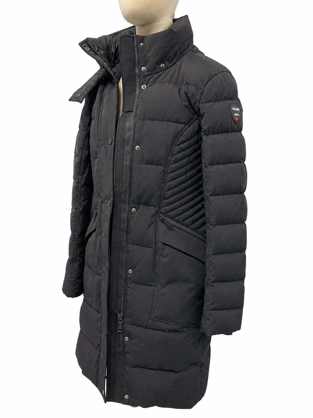 Canada Pajar Black Long Puffer Coat Women’s Size M Full Zip Winter Jacket